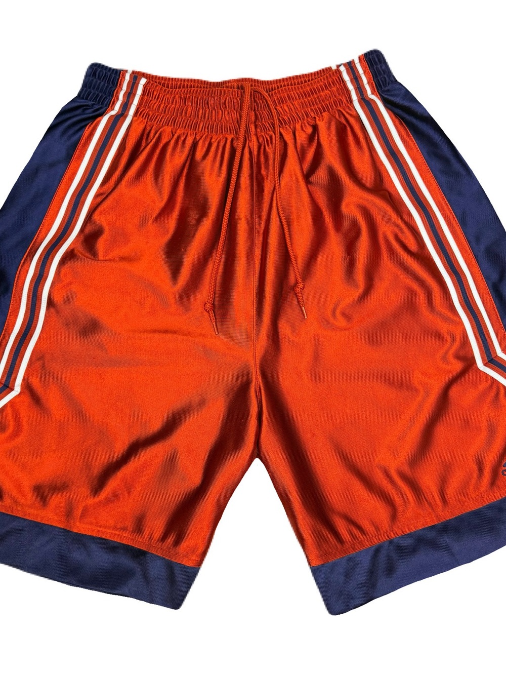 Rare Vintage Y2K Adidas Athletic Basketball Shorts (Red/Navy Blue)